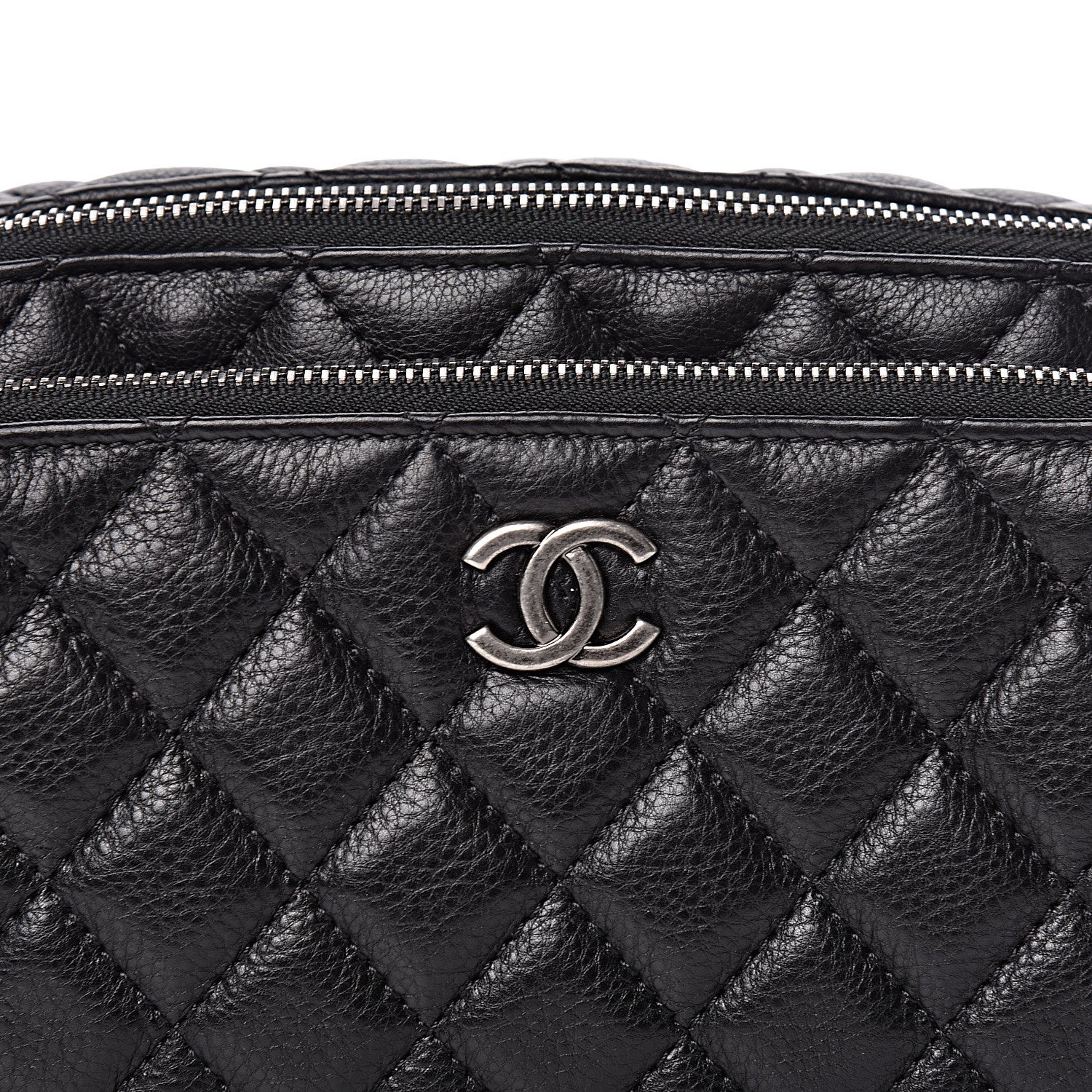 Chanel Calfskin Quilted Waist Bag Black 8 of 11