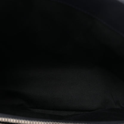 Saint Laurent Calfskin Y Quilted Monogram Medium Loulou Chain Satchel Deep Marine 5 of 9