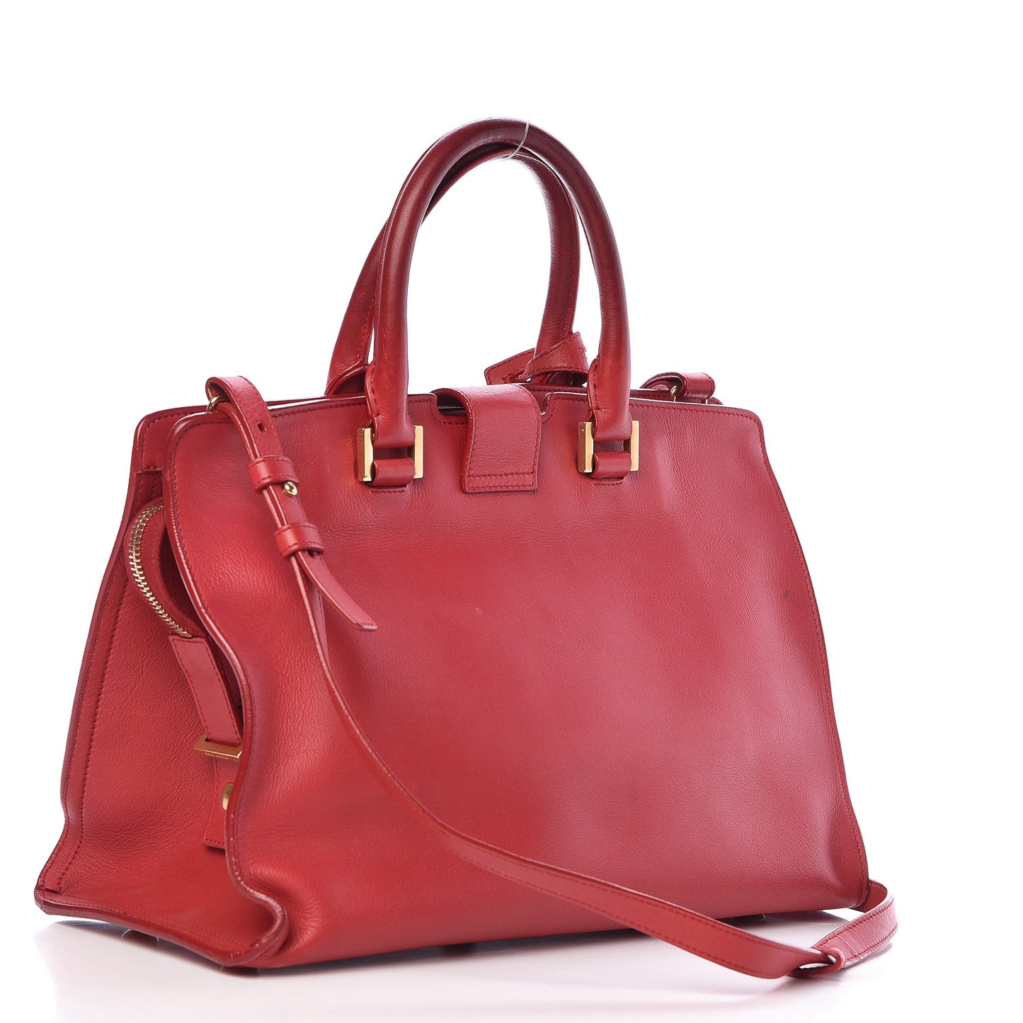 Calfskin Small Classic Y Cabas Rouge Orient