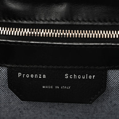 Proenza Schouler Soft Grainy Calfskin Medium PS1 Satchel Black 6 of 9