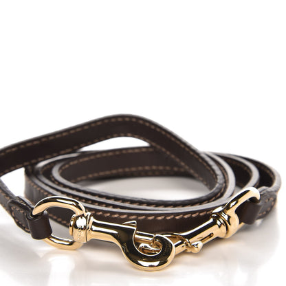 Gucci Calfskin 12mm Shoulder Strap Brown 3 of 3