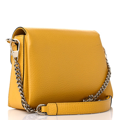 Gucci Dollar Calfskin Interlocking G Crossbody Bag New Buttercup 3 of 10