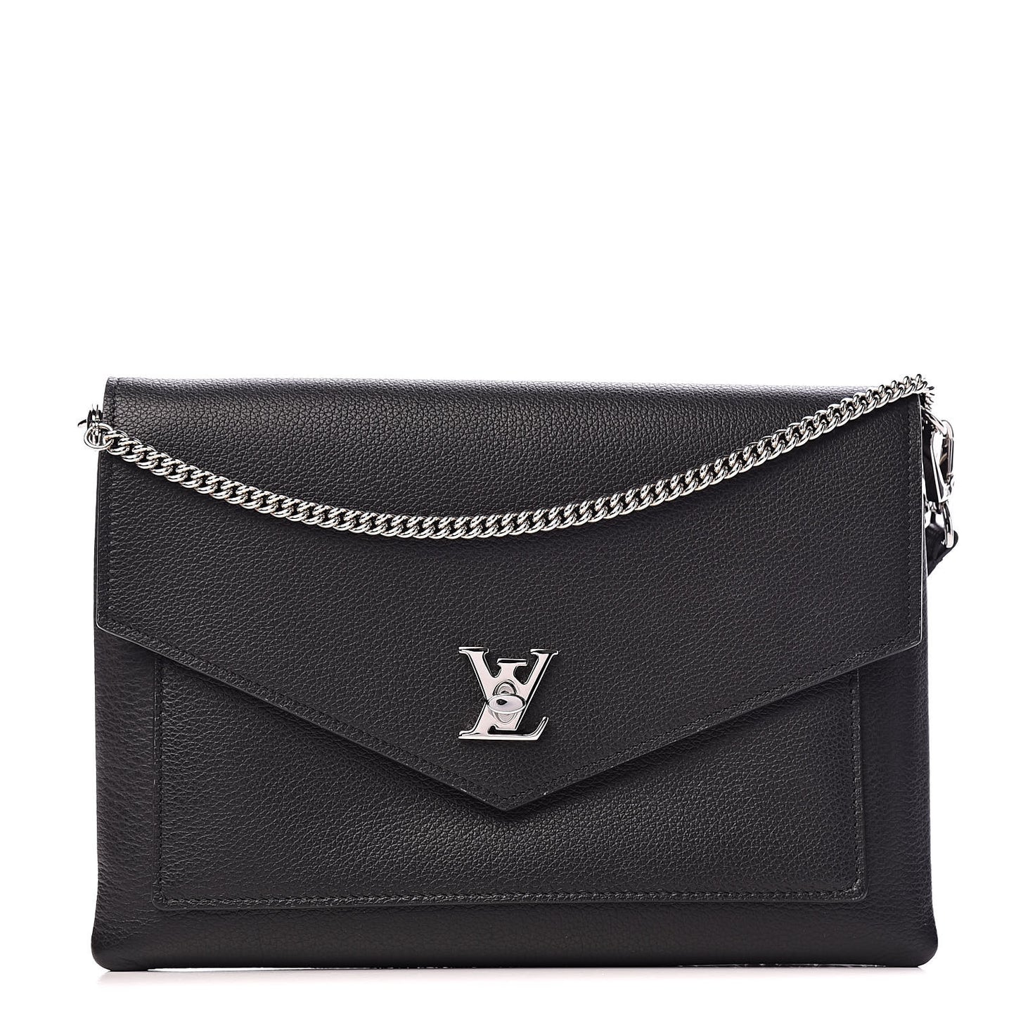 Soft Calfskin My Lockme Pochette Black
