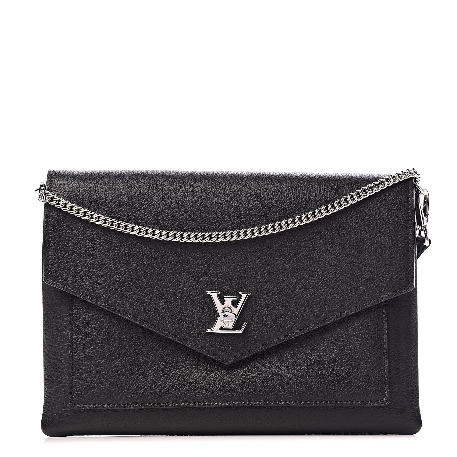 Louis Vuitton Soft Calfskin My Lockme Pochette Black 1 of 9