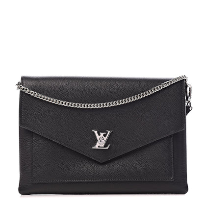 Louis Vuitton Soft Calfskin My Lockme Pochette Black 1 of 9