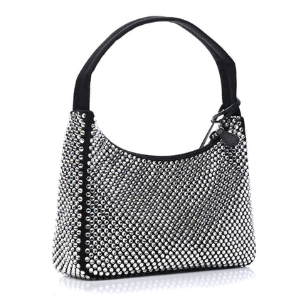 Prada Satin Crystal Mini Re-Edition 2000 Bag Cristal 2 of 4