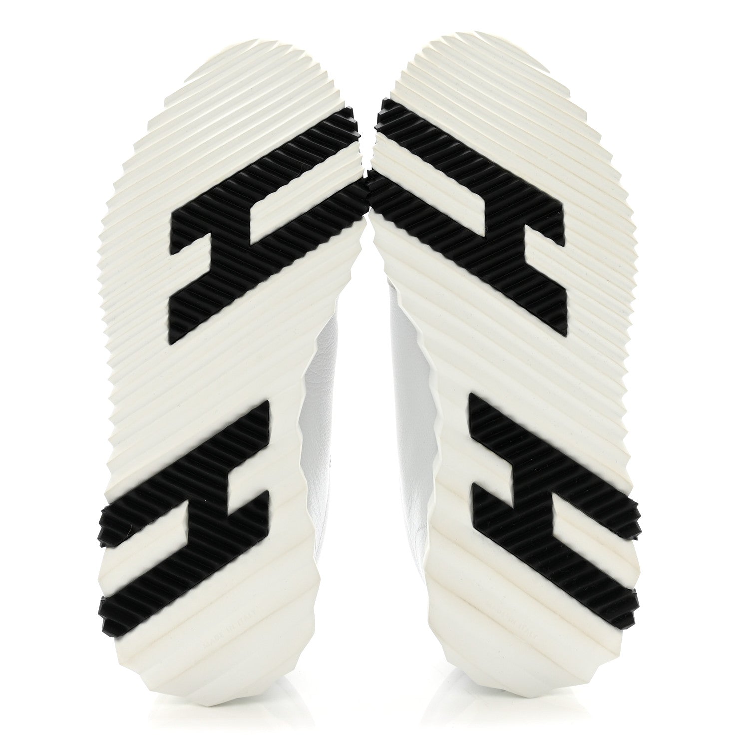 Hermes Goatskin Suede Goatskin Bouncing Sneakers 36 White Black 5 of 8