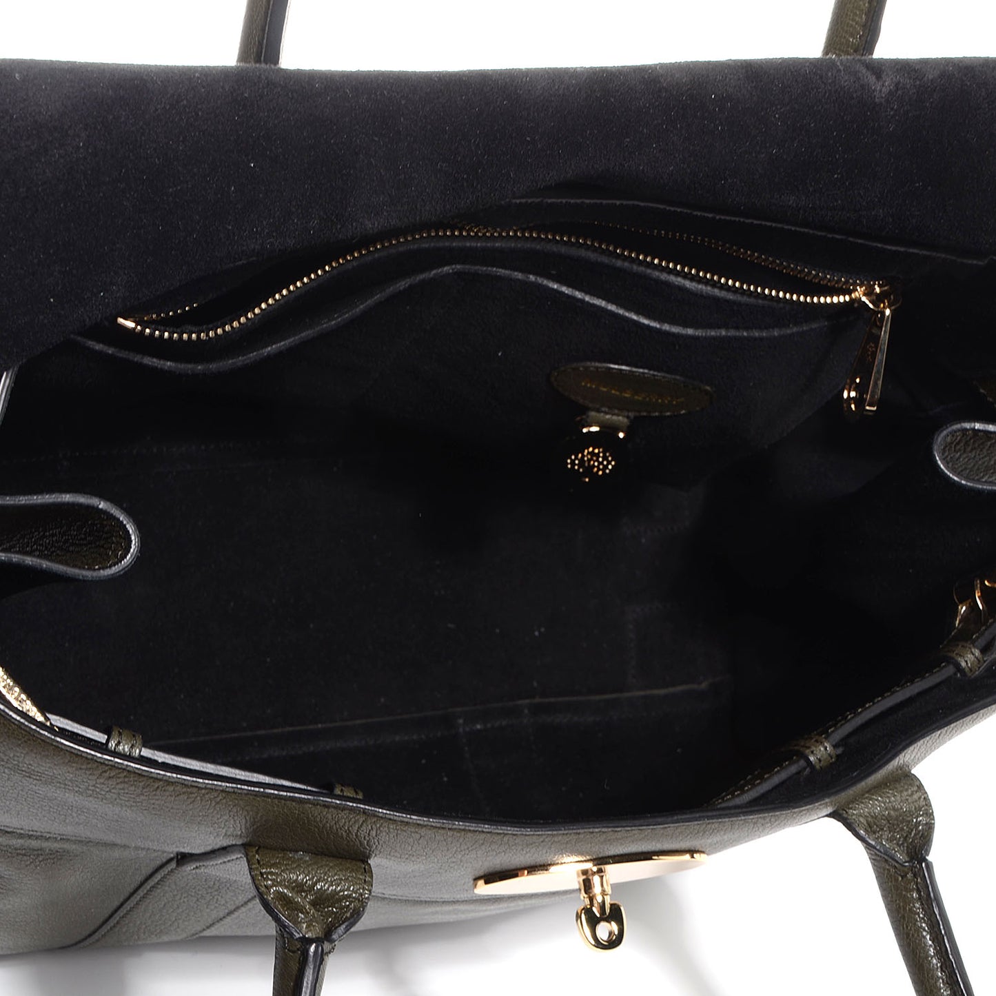 Glossy Goatskin Bayswater Evergreen