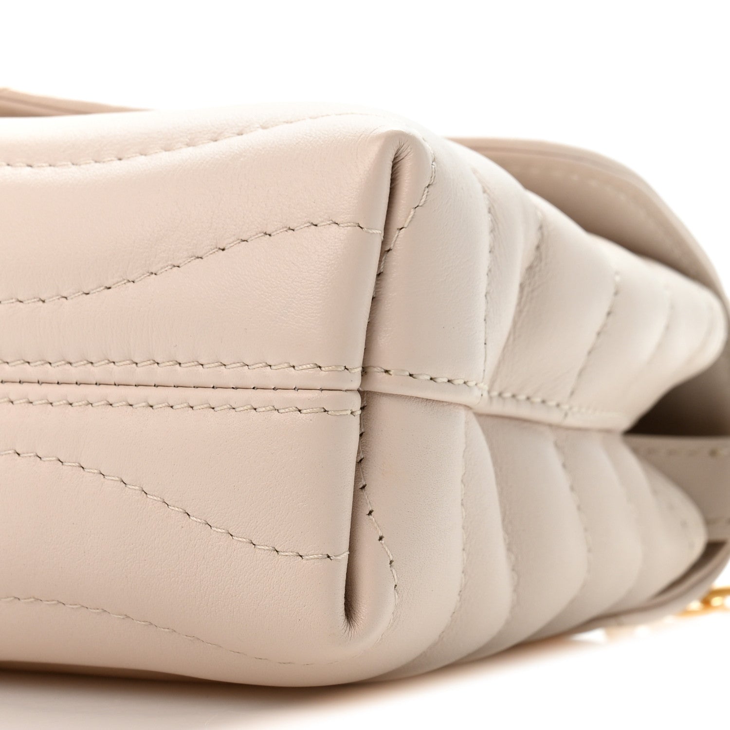 Louis Vuitton Calfskin LV New Wave Chain Bag Ivory 9 of 12