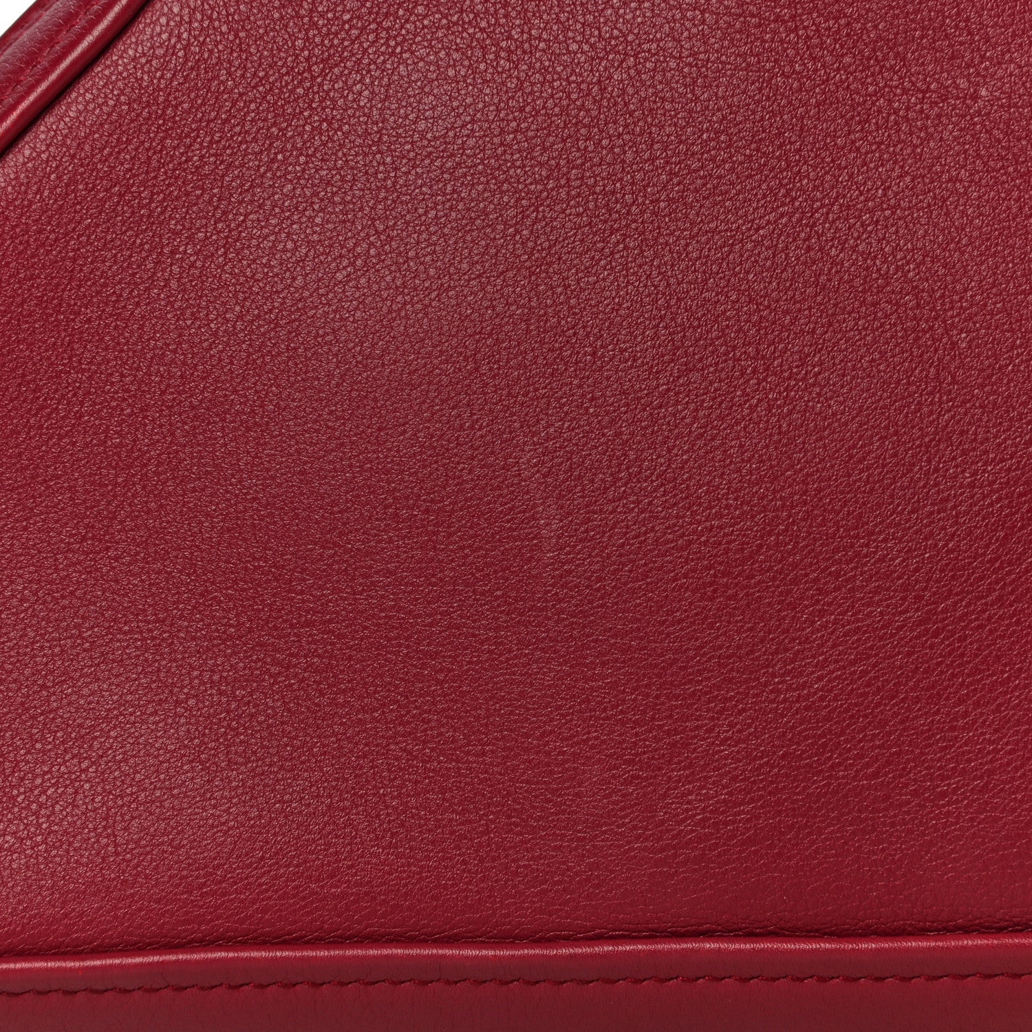 Balenciaga Shiny Day Calfskin M Triangle Pouch Rouge Grenat 13 of 13