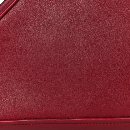 Balenciaga Shiny Day Calfskin M Triangle Pouch Rouge Grenat 13 of 13