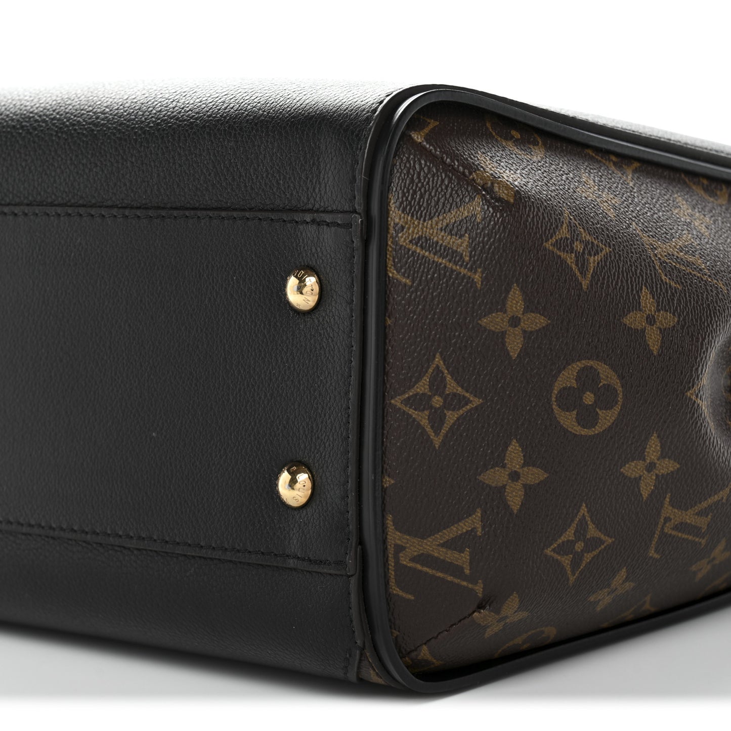 Calfskin Monogram Kimono Tote Black