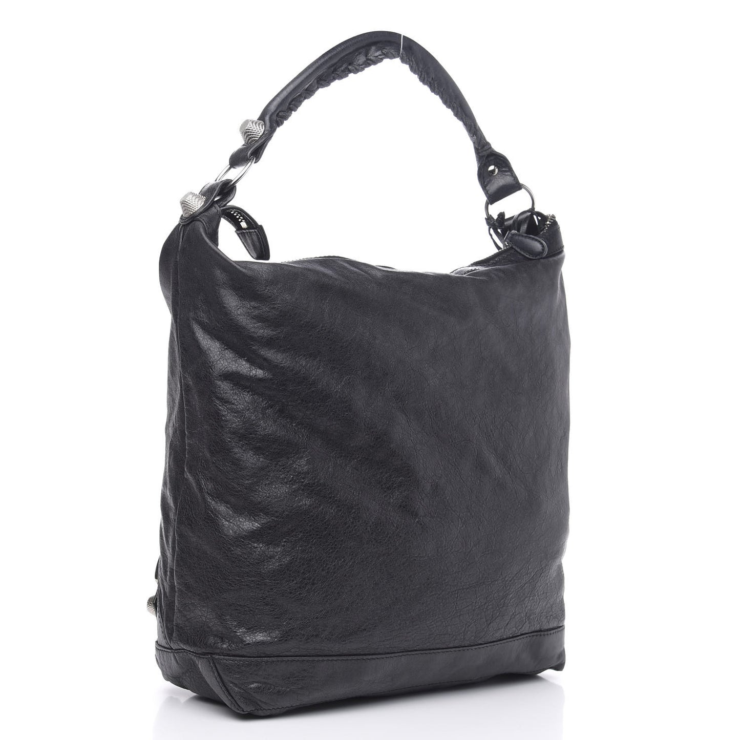 Chevre Giant 21 Silver Hardware Day Hobo Black