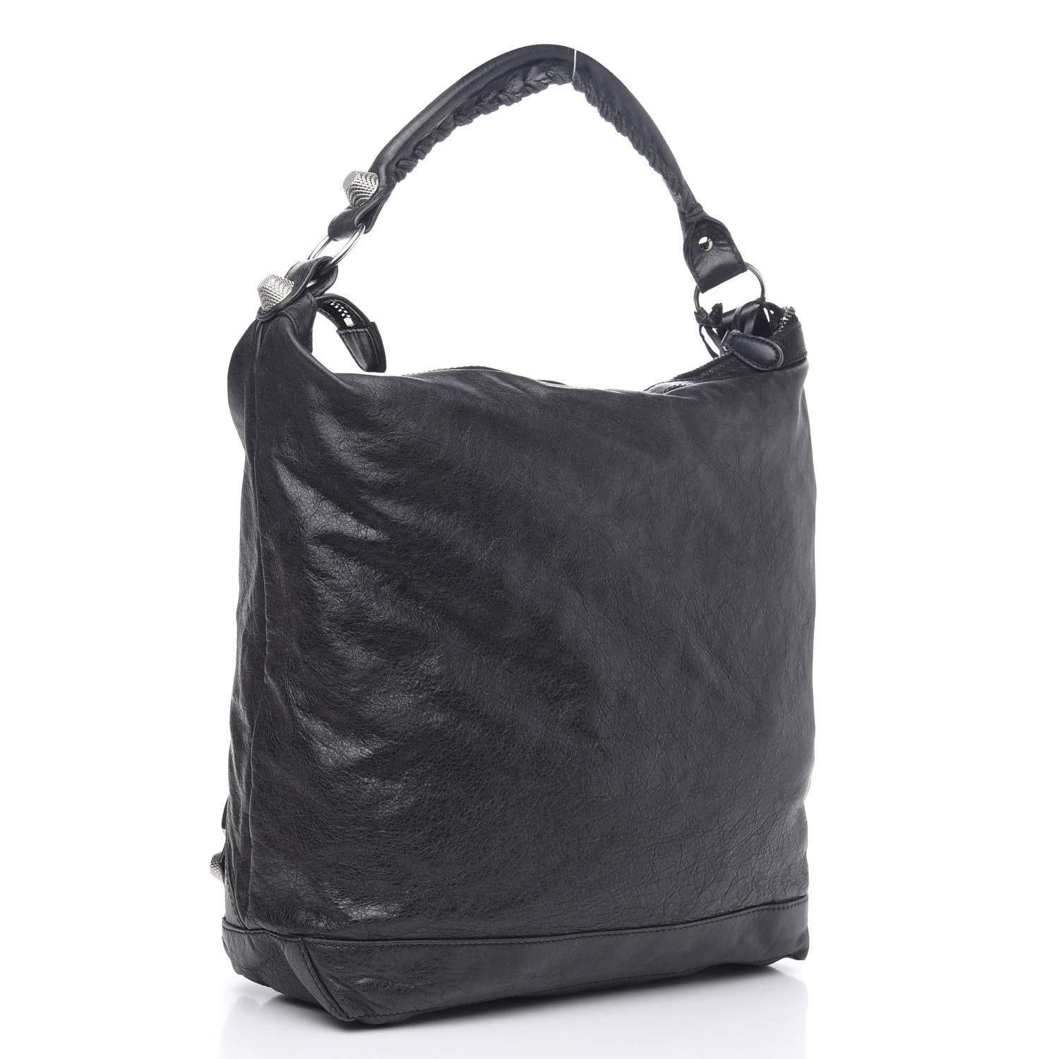 Balenciaga Chevre Giant 21 Silver Hardware Day Hobo Black 3 of 14