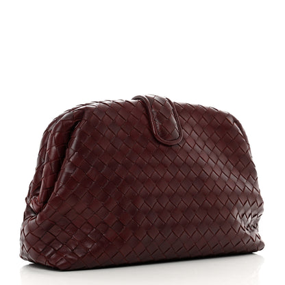 Bottega Veneta Nappa Intrecciato The Lauren 1980 Clutch Gigolo Red 3 of 6