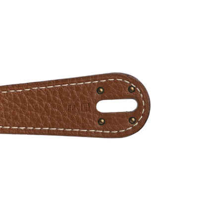 Hermes Taurillon Clemence Lindy 34 Gold 6 of 12