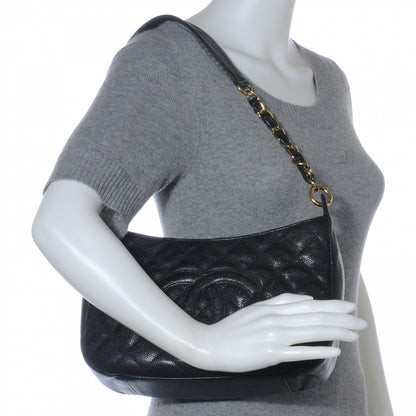 Chanel Caviar Quilted Hobo Black 2 of 7
