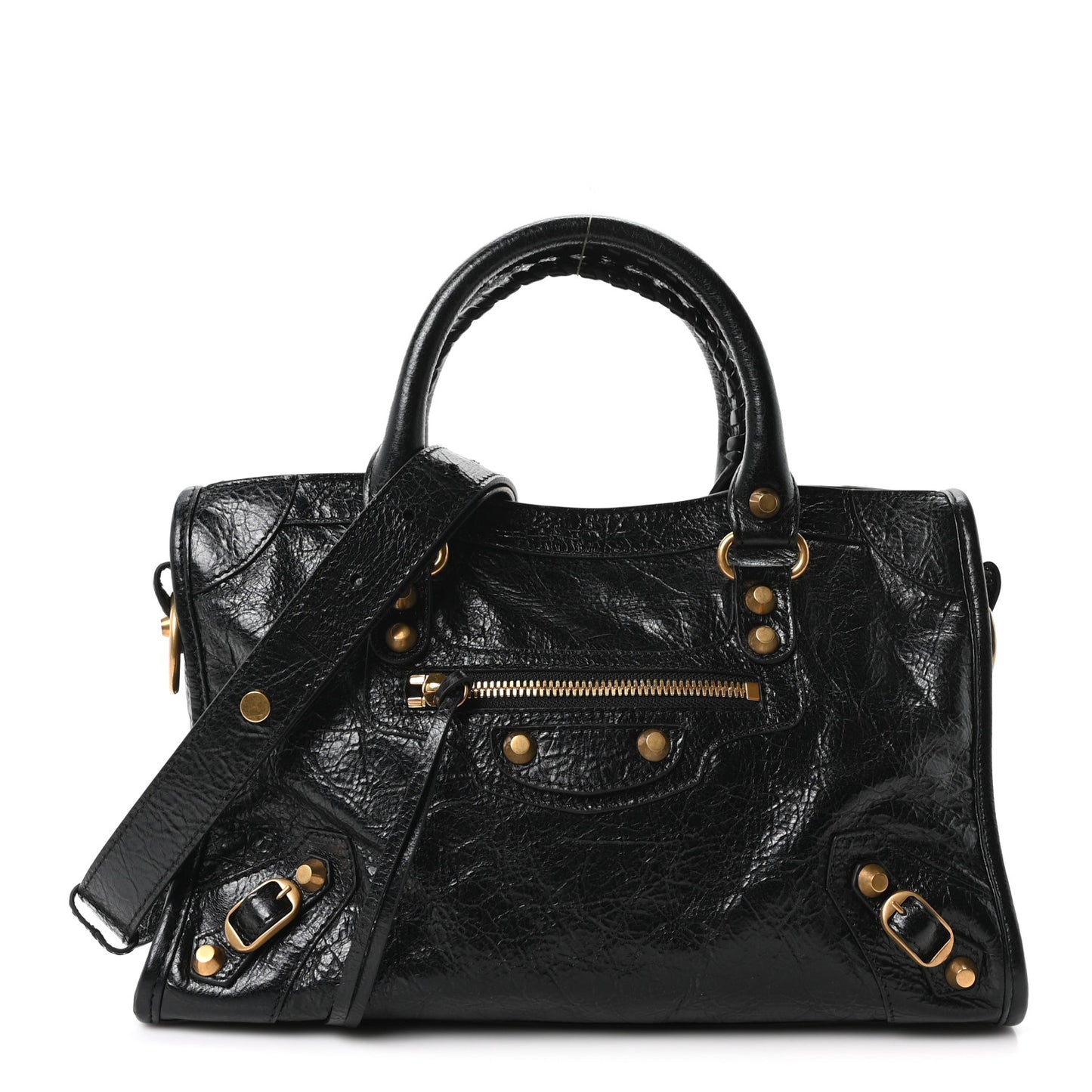 Agneau Arena Gold Hardware Small Le City Black