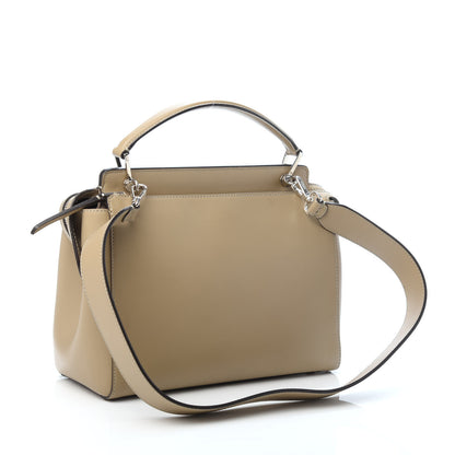 Fendi Vitello Baltico Dolce DotCom Satchel Tortora Papavero 3 of 10