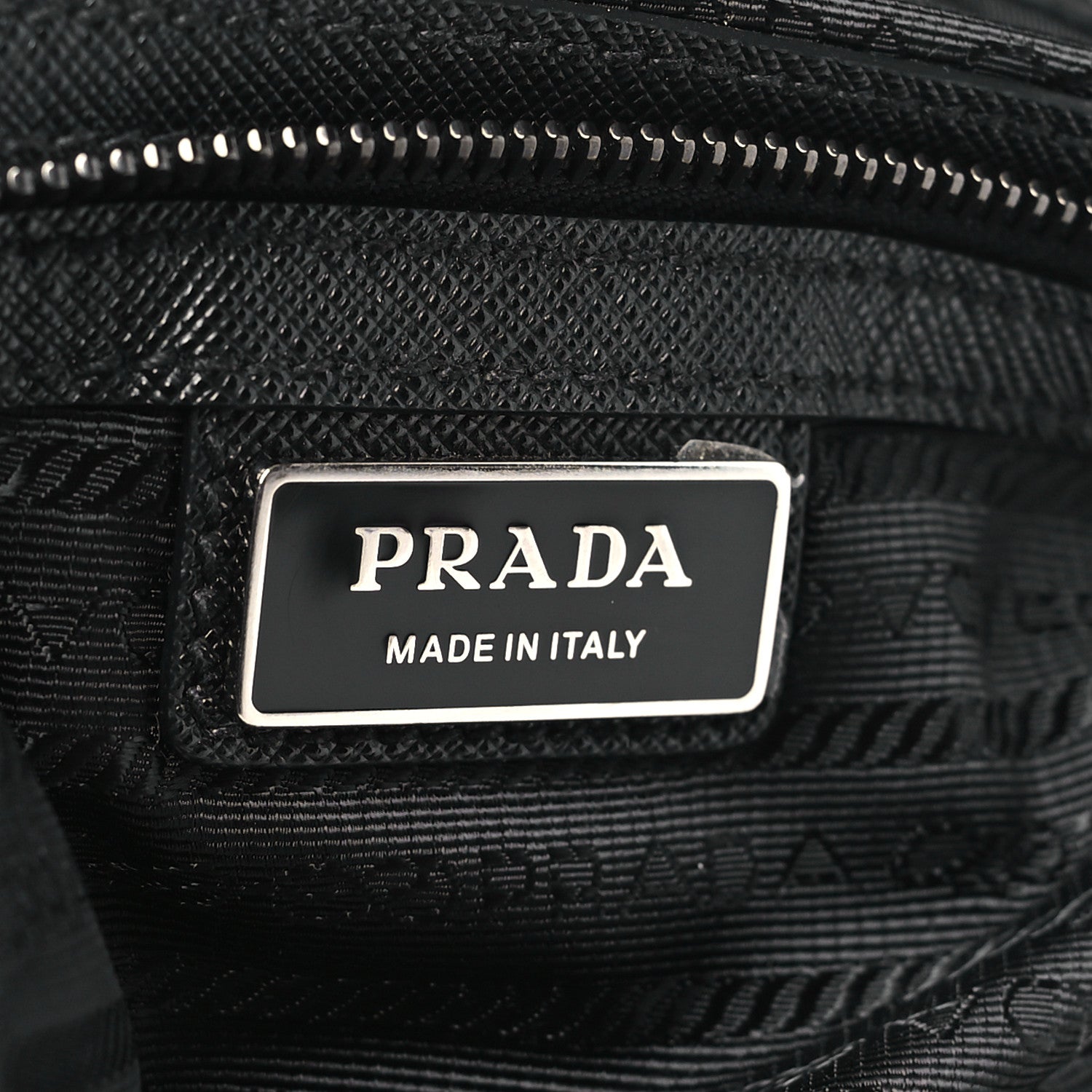 Prada Tessuto Nylon Saffiano Duffle Black 5 of 9