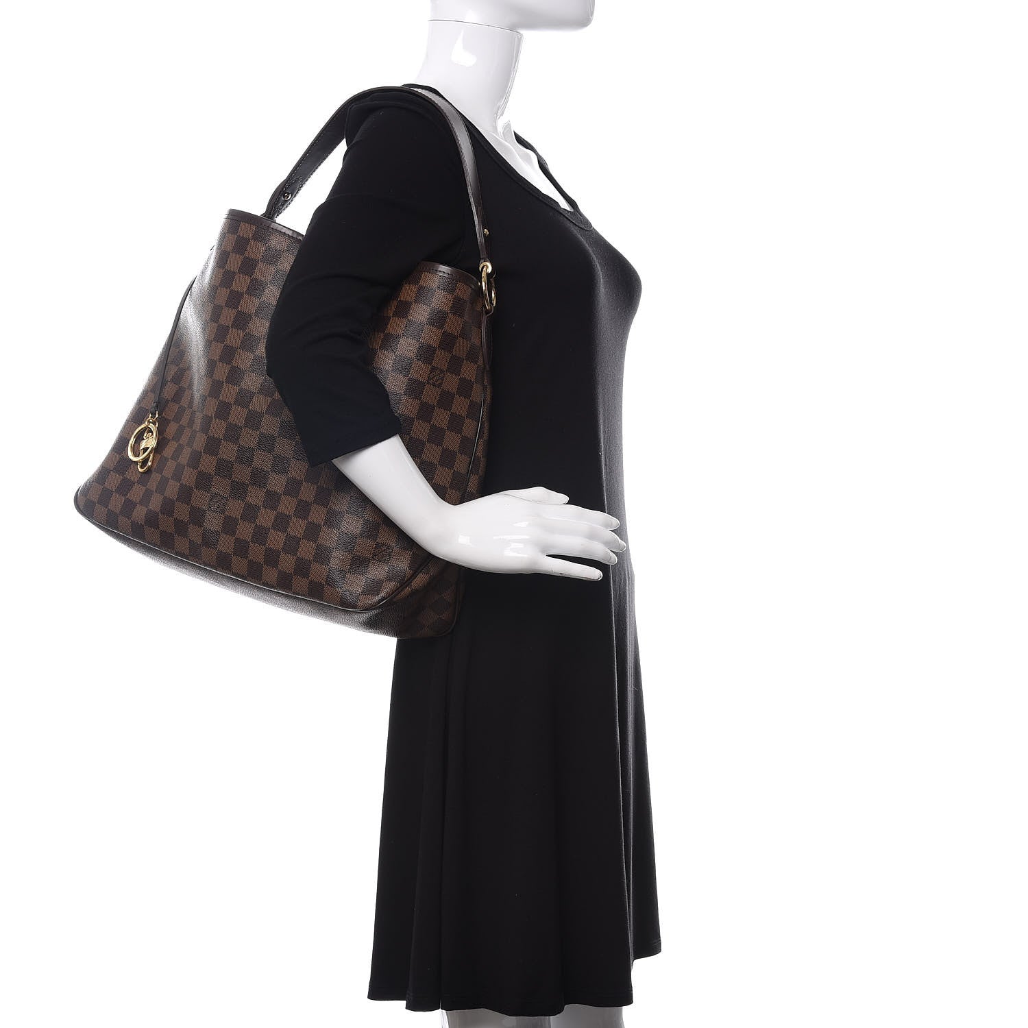 Louis Vuitton Damier Ebene Delightful MM 2 of 13