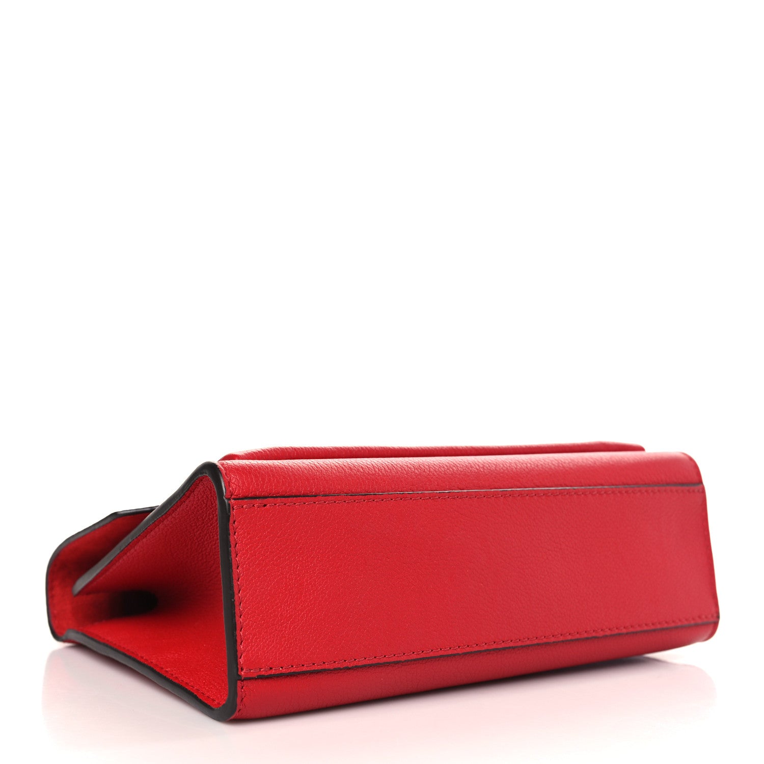 Louis Vuitton Soft Calfskin Mylockme Chain Bag BB Rubis 4 of 8