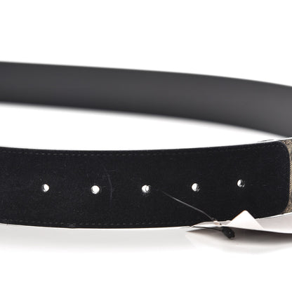 Gucci GG Supreme Monogram Suede Dionysus 40mm Belt 95 38 Beige Black 5 of 6