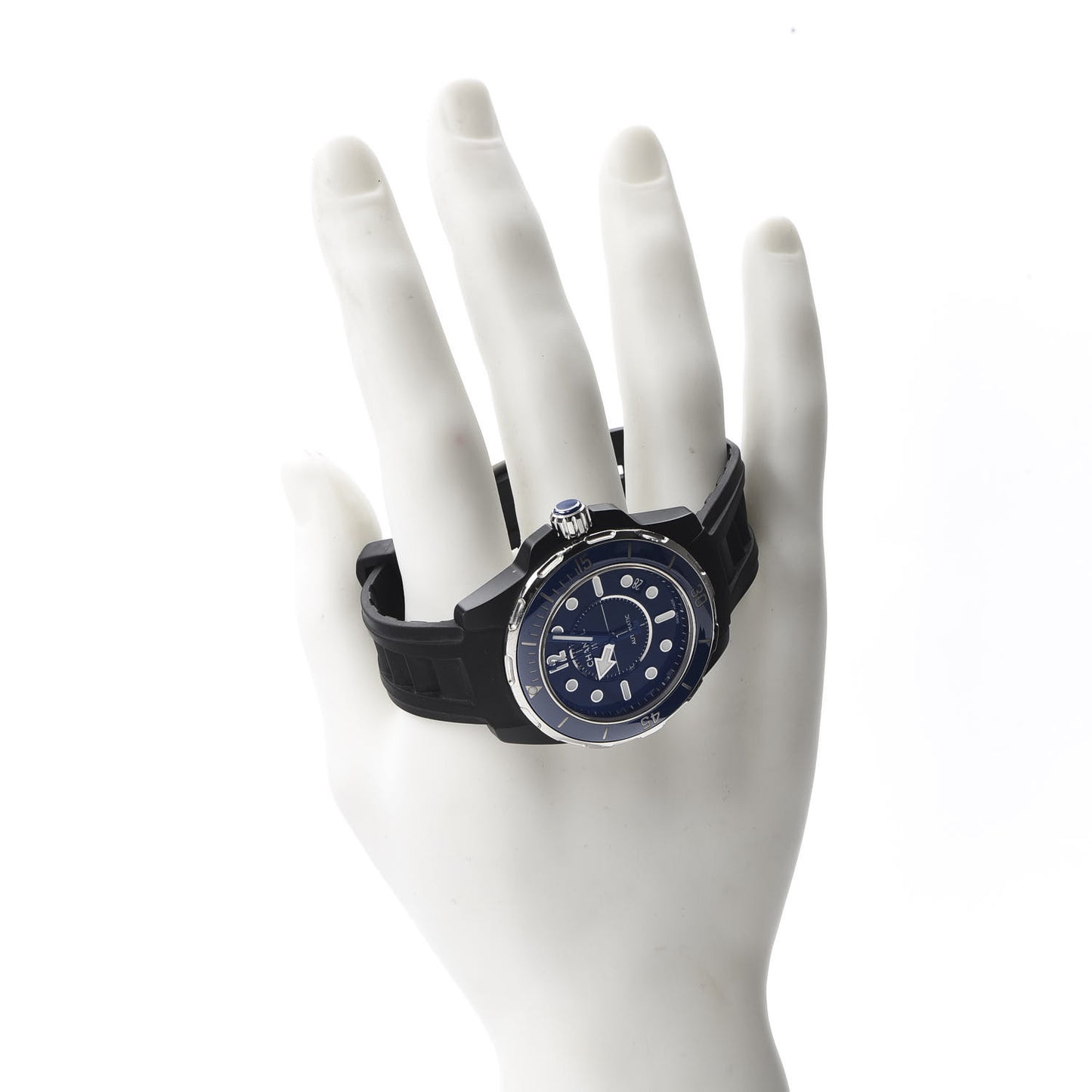Stainless Steel Ceramic Rubber 41mm J12 Marine Automatic Watch Black
