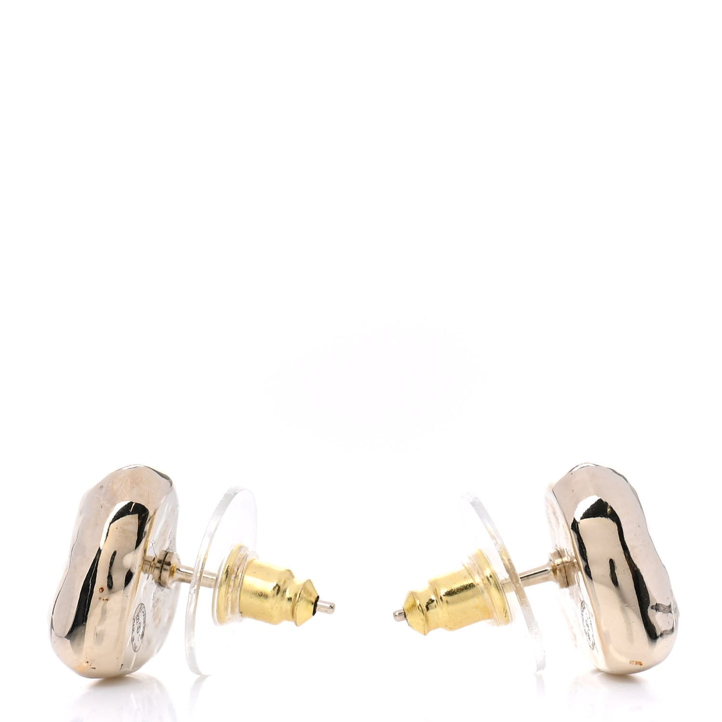 CC Heart Earrings Gold