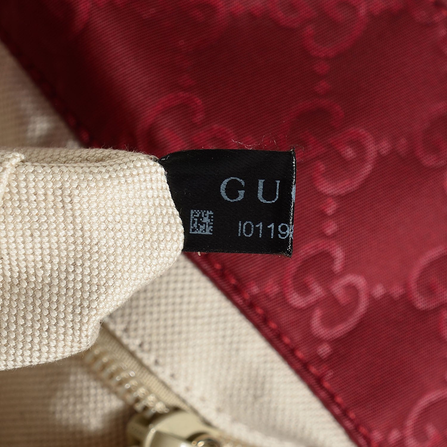 Gucci Nylon Monogram Large Tote Red 16 of 20