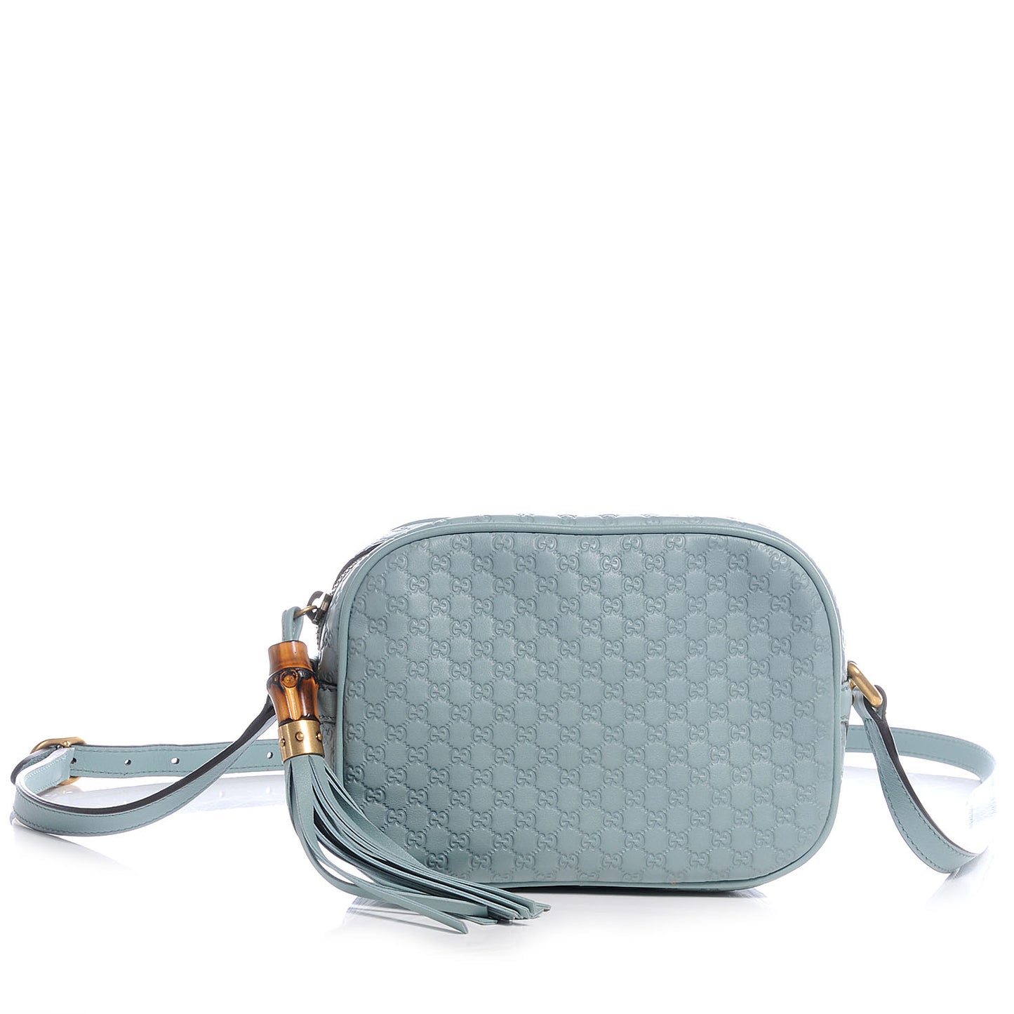 Soft Microguccissima Sunshine Disco Crossbody Bag Blue