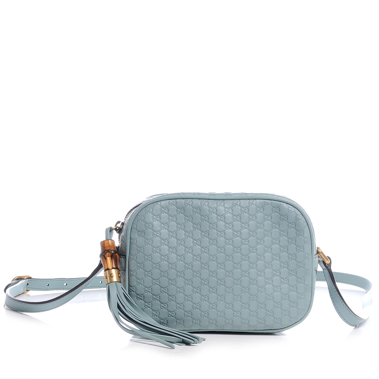 Gucci Soft Microguccissima Sunshine Disco Crossbody Bag Blue 1 of 8