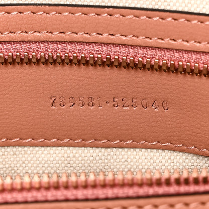 Gucci Monogram Azalea Calfskin Small Retro Interlocking G Duffle Bag Cloche Rose Pink 6 of 9