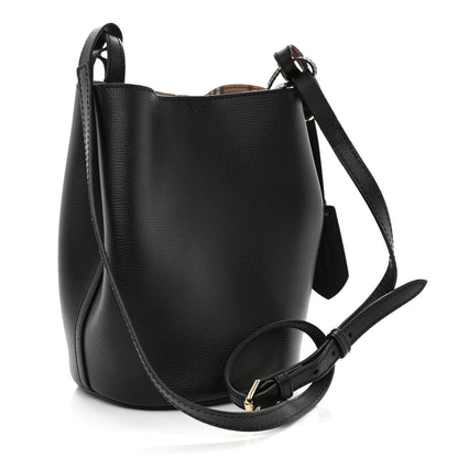 Burberry London Grainy Calfskin Small Lorne Bucket Crossbody Black 3 of 10