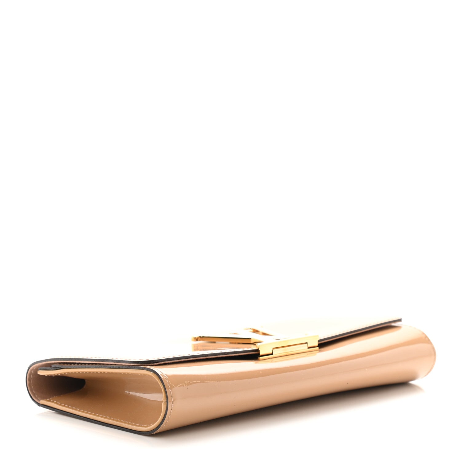Louis Vuitton Patent Neo Sobe Louise Clutch Nude 3 of 9
