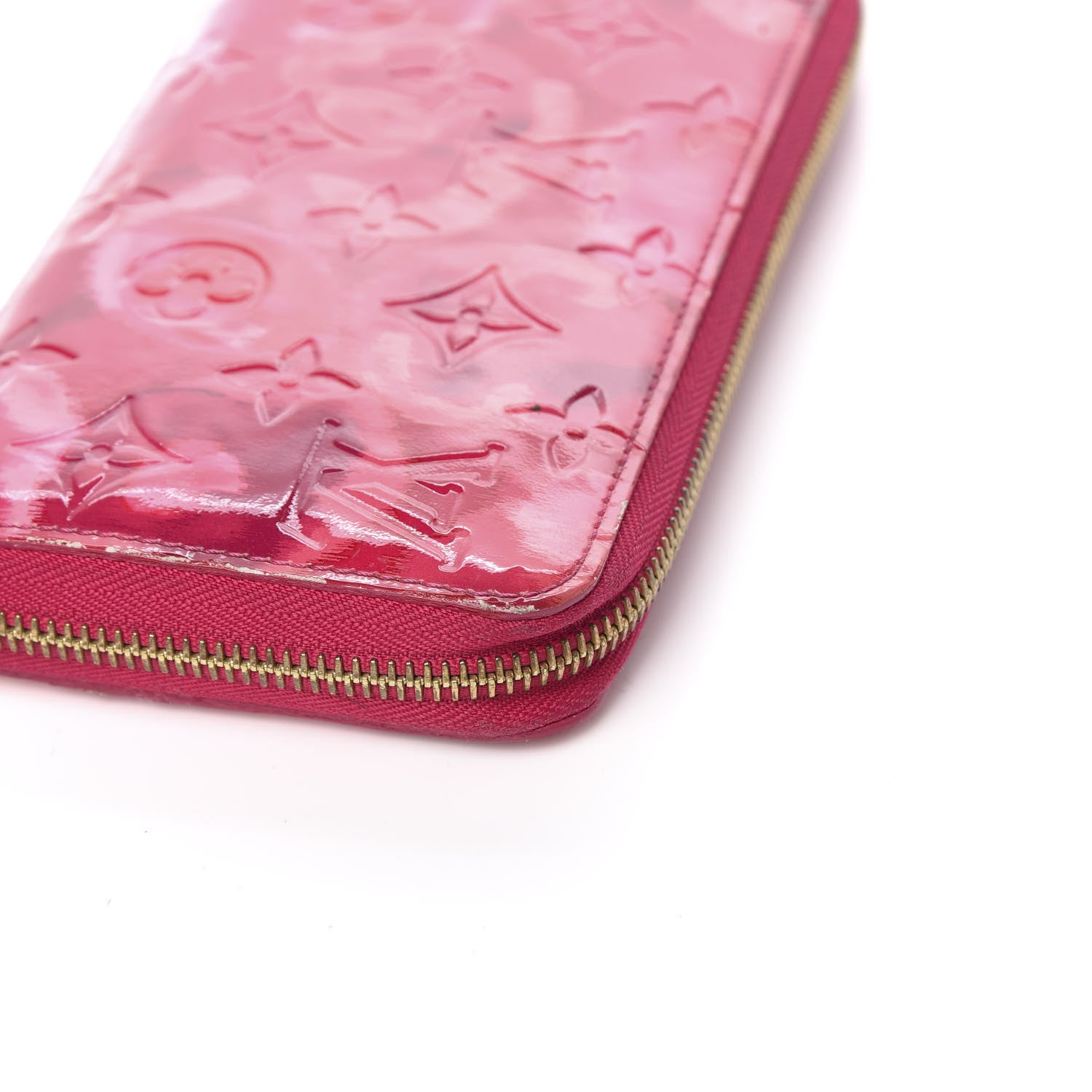 Louis Vuitton Vernis Ikat Zippy Wallet Rose Indien 9 of 10