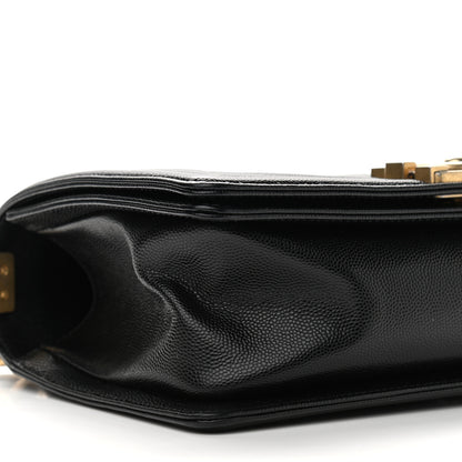 Chanel Caviar Quilted Medium Boy Flap Black 7 of 8