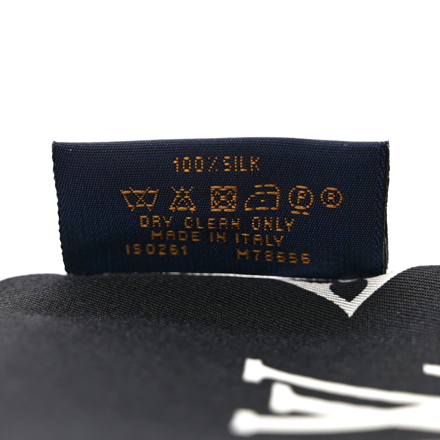Silk Monogram Confidential Bandeau Black