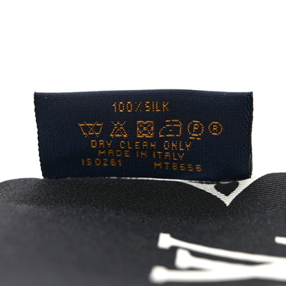 Louis Vuitton Silk Monogram Confidential Bandeau Black 4 of 4