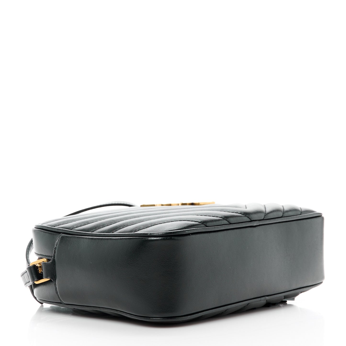 Calfskin Matelasse Monogram Lou Camera Bag Black