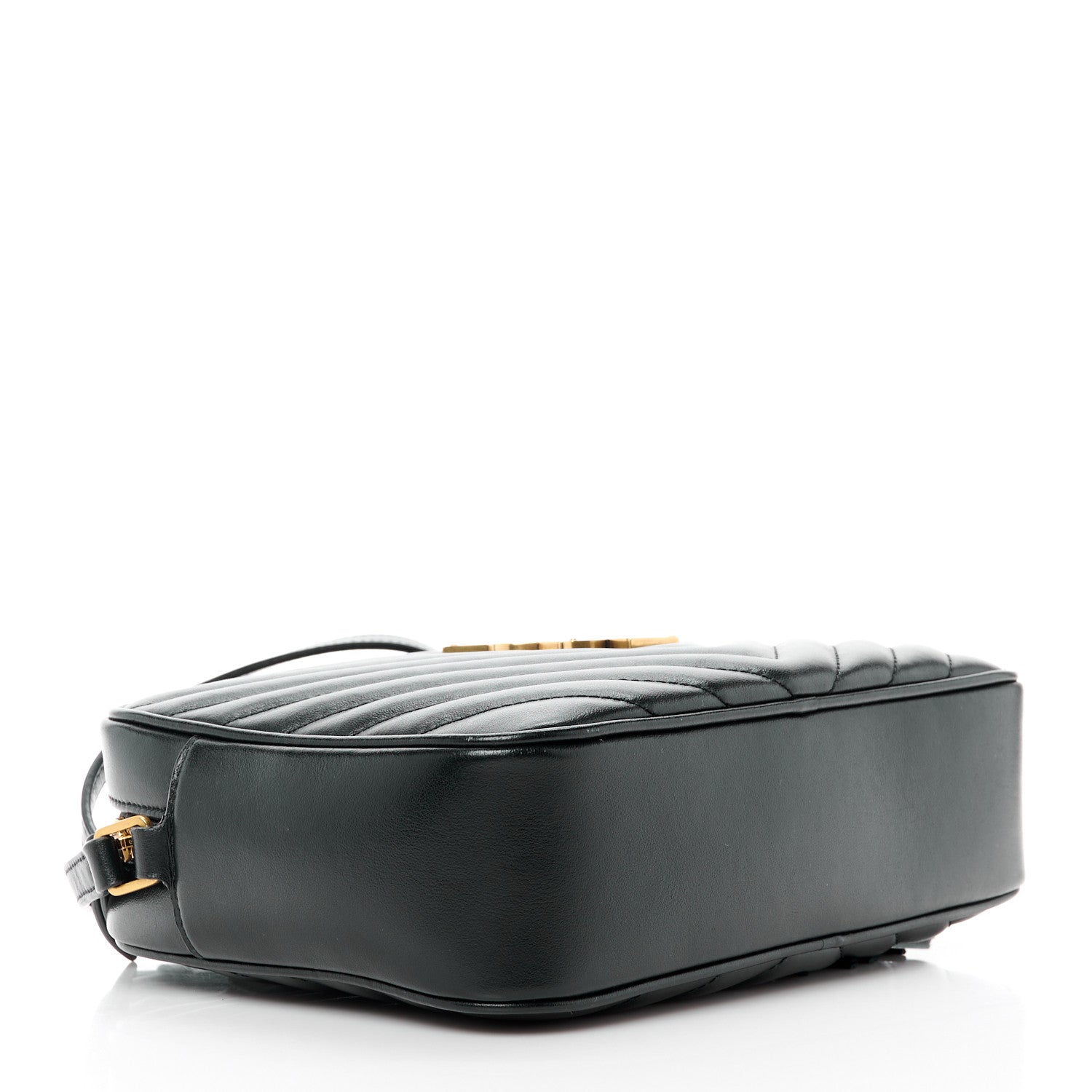 Saint Laurent Calfskin Matelasse Monogram Lou Camera Bag Black 4 of 15