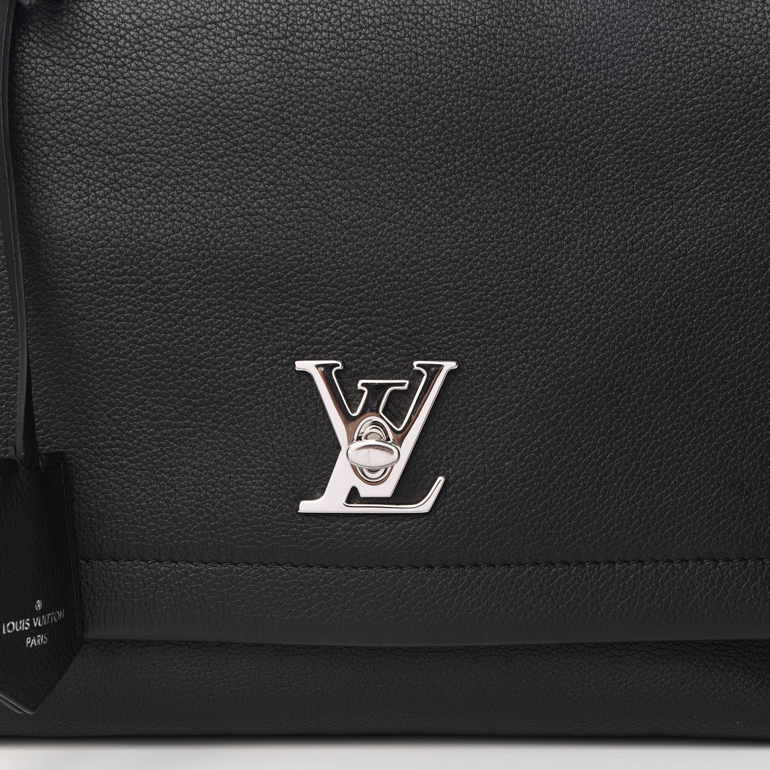 Louis Vuitton Soft Calfskin Lockme II Top Handle Black 8 of 8