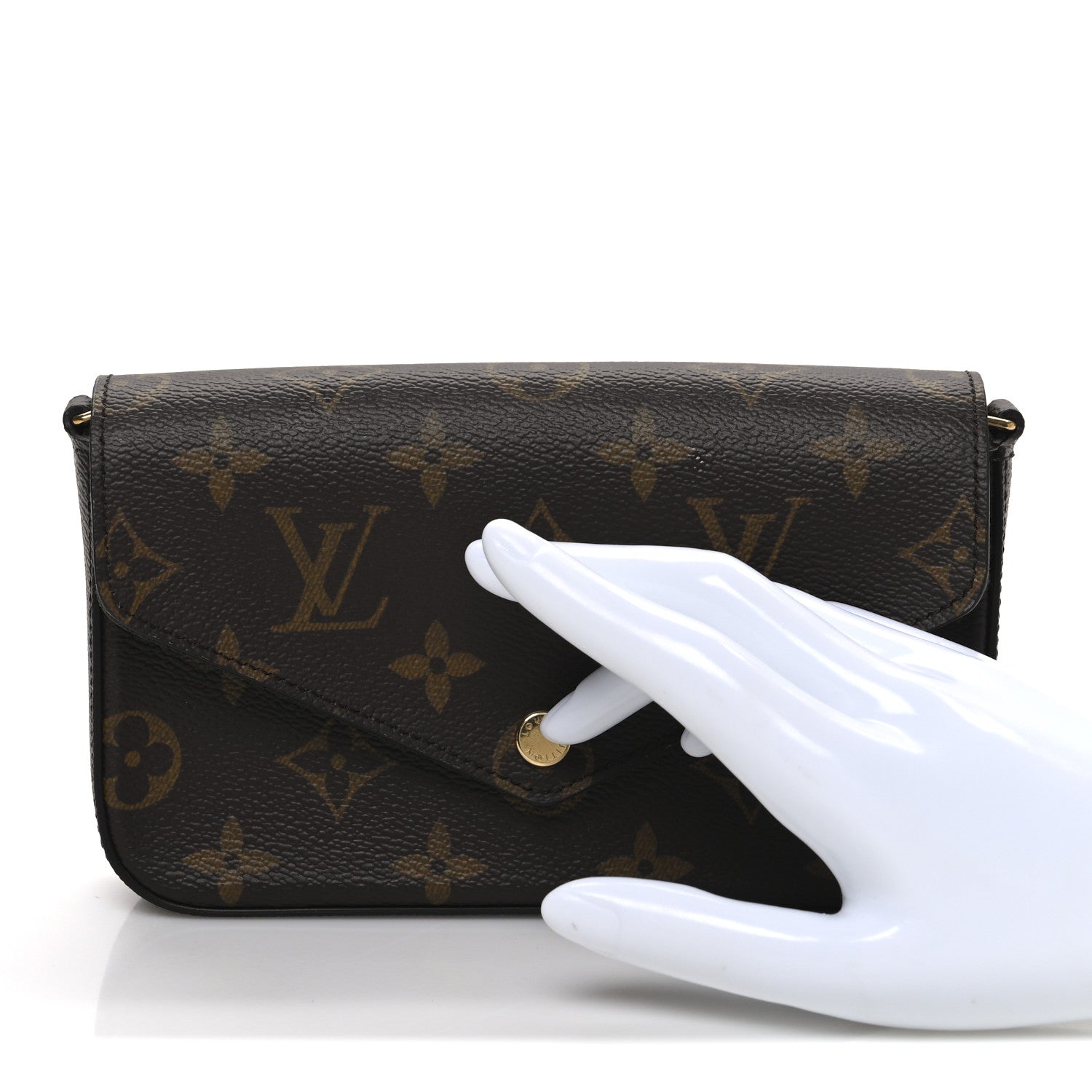 Louis Vuitton Monogram Felicie Strap & Go Felicie Pochette Kaki 2 of 6