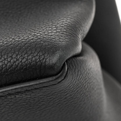 Louis Vuitton Grained Calfskin Lockme Shopper Black 14 of 15