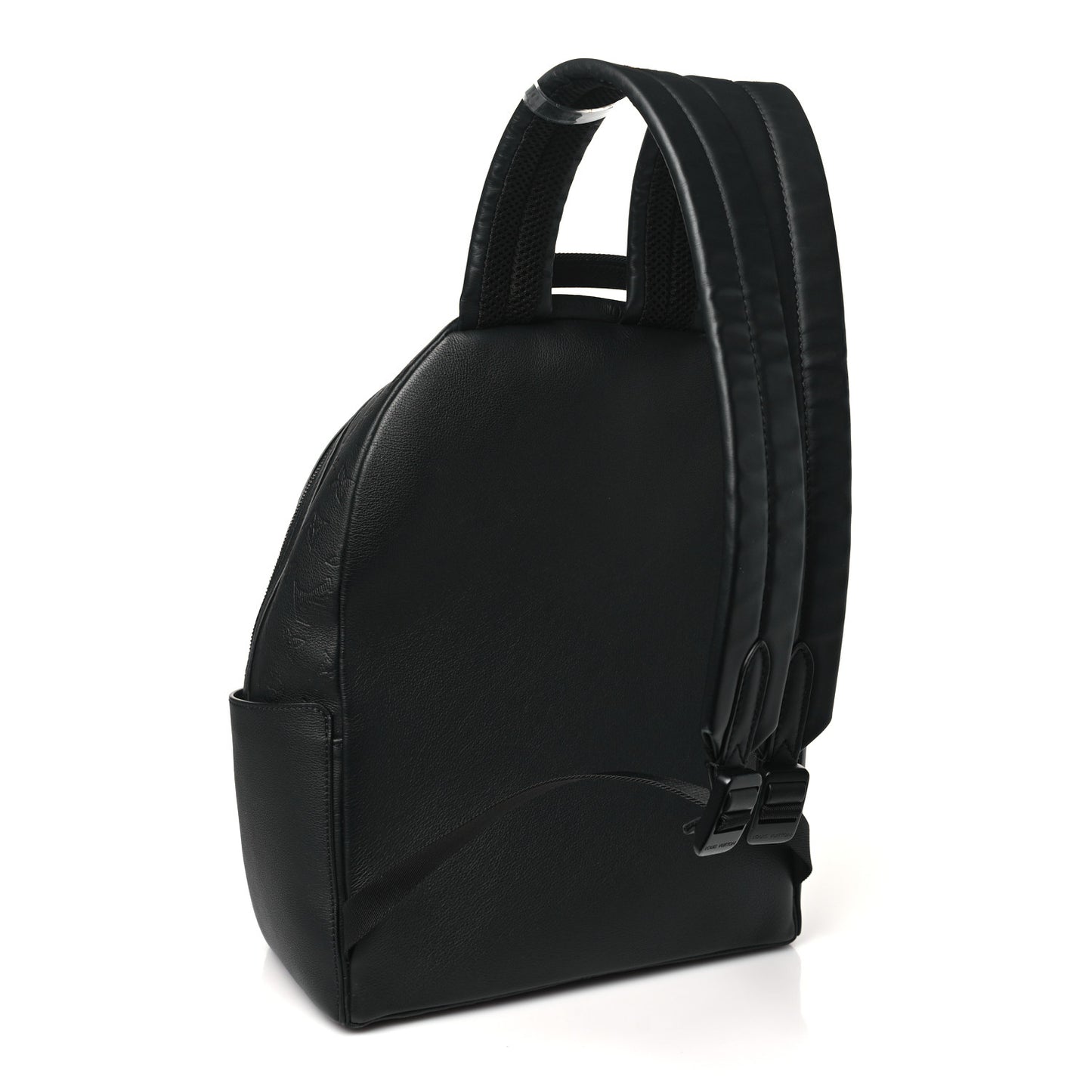 Calfskin Monogram Shadow Discovery Backpack Black