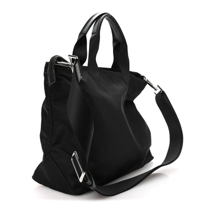 Prada Nylon Vela East West Shopper Tote Black 3 of 12