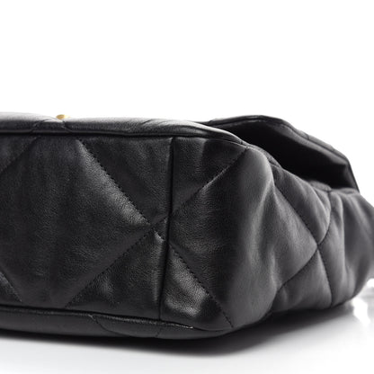 Chanel Lambskin Quilted Large Chanel 19 Flap Black 7 of 11