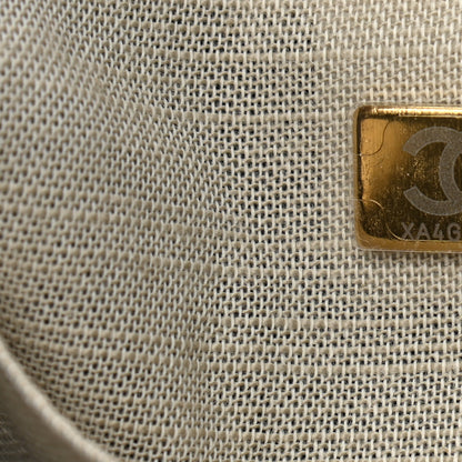 Chanel Denim Small Deauville Tote Dark Blue White 11 of 12