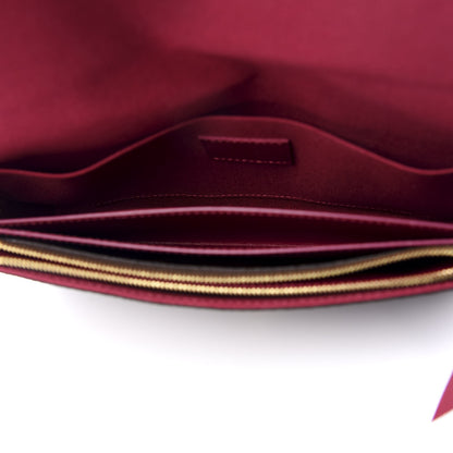 Louis Vuitton Monogram Pochette Felicie Chain Wallet Fuchsia 4 of 10