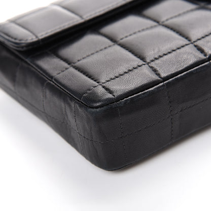 Chanel Lambskin East West Chocolate Bar Flap Black 14 of 19
